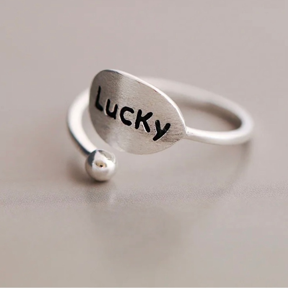 Silver Lucky Ring, .925 Silver - Picture 4 of 7